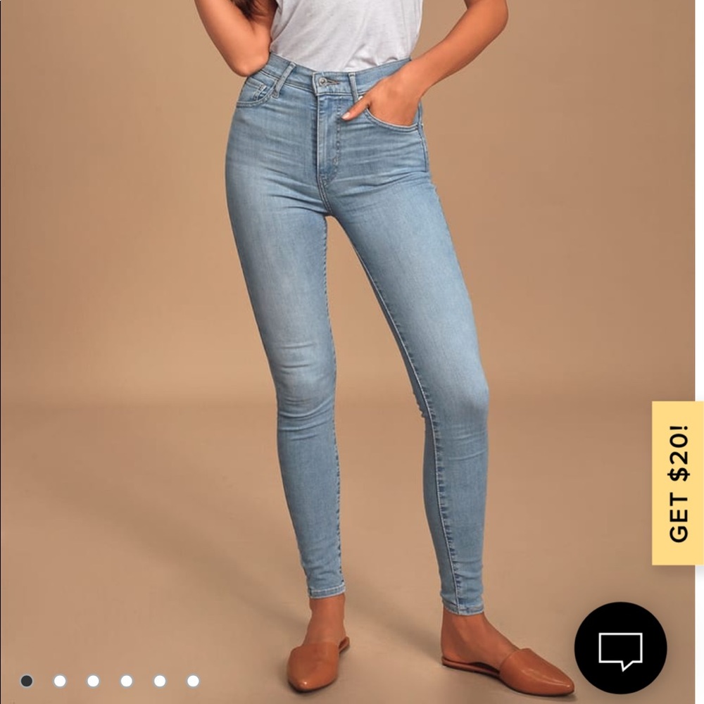 Levi’s light wash skinny Jeans